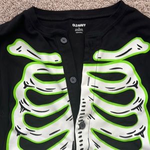 Skeleton Costume men’s - GLOW-in the- DARK EUC! (Med)